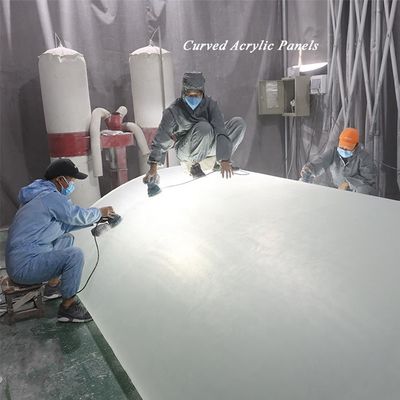 30 mm-950 mm Acryldicke Vorgefertigtes Pool Aupool PMMA Glasplatten Acryl Schwimmbad