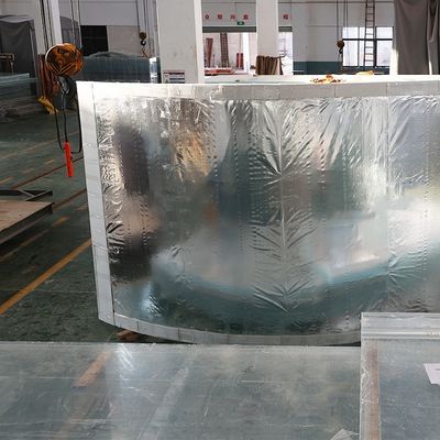 Acrylbau Aupool Außenbereich Infinitive Gegenstrom-Pool mit klarem Fenster