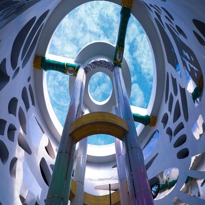 Aupool Acrylic Suspended Transparent Glass Schwimmbad Design mit PMMA Acrylic Panel