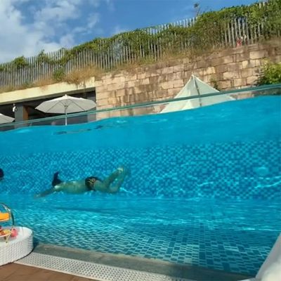 Nachfrage des Kunden Acryl-Schwimmbad für Aupool Outdoor Homestay Transparent klar
