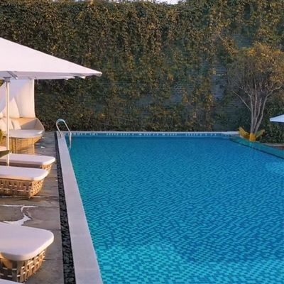 Durchsichtige Plastikfolie Gymnasein Dickglas-Acryl-Schwimmbad mit Luftpumpe