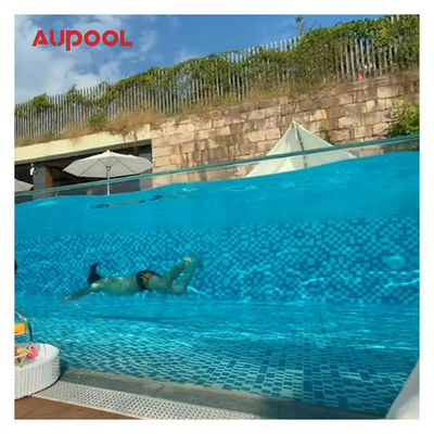 Vorteilhaftes Schwimmbad aus Glasfaser mit Bräunungsbrett