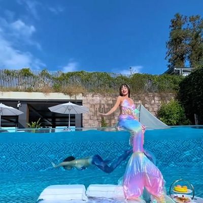Nachfrage des Kunden Klares Acryl-Schwimmbad Wandbehälter für die Außeninstallation