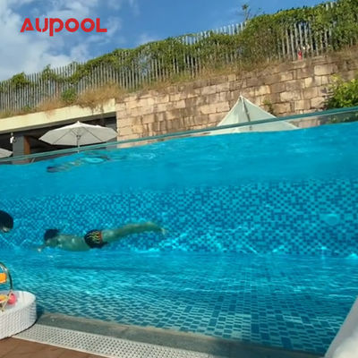 Durchsichtige 100Mm Schwimmbad Wand Boden und Seitenplatte für Schwimmbad von Aupool