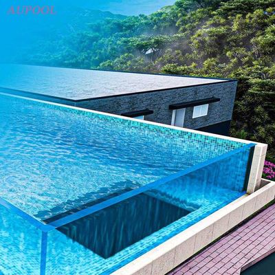 Hotel-Schwimmbad vollständig transparentes Acryl-Sehen-durch-Fenster mit mehrseitigen
