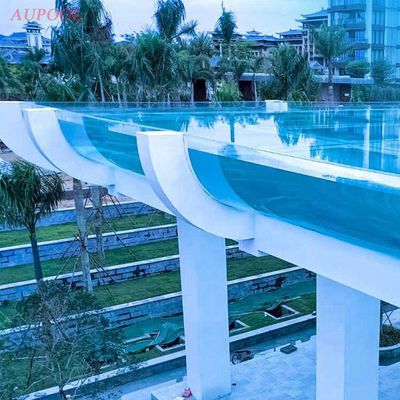 Hotel-Schwimmbad vollständig transparentes Acryl-Sehen-durch-Fenster mit mehrseitigen