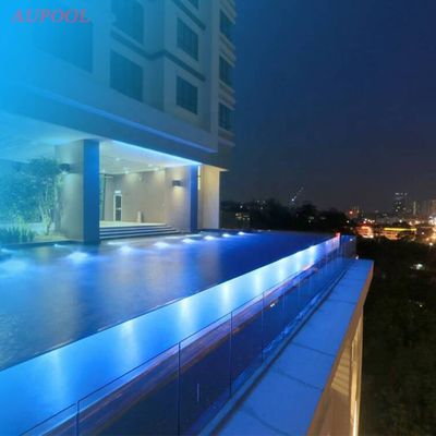 Hotel-Schwimmbad vollständig transparentes Acryl-Sehen-durch-Fenster mit mehrseitigen