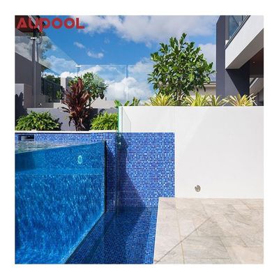 Acrylglasfaser über dem Boden Sky Pool für Luxus-Ozeanarium-Erlebnis im Freien