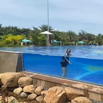 Innenpool mit Aupools luxuriösem schwarzen Schwimmbad