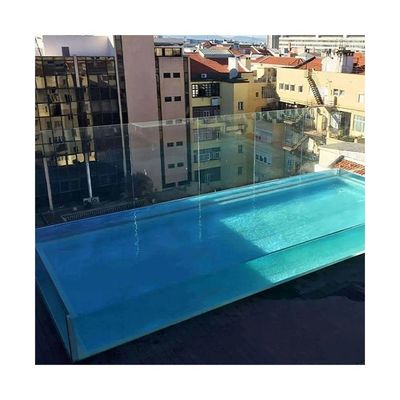 Außenpool mit 4 Seiten transparenter Platte und Acrylmaterial