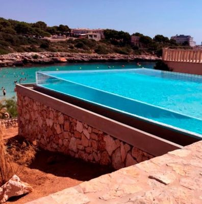 Baustoff Klarplastik Plexiglas-Pool zum Schwimmen im Freien
