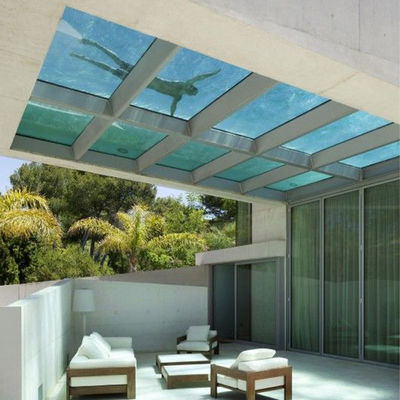 Schwimmbadwandplatten aus Acrylglas mit hoher Lichtübertragung